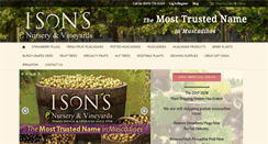 Desktop Screenshot of isons.com